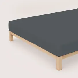 schlafgut Premium Baumwolle 180 x 200 - 200 x 220 cm gray deep