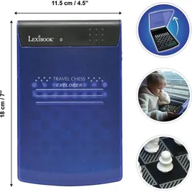 Lexibook Lexibook, elektronisches Reise-Schachspiel,