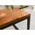 Massivmoebel24 Couchtisch Wildeiche Beige 80 x 43 x 80 cm