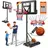Kesser Basketballkorb 160-210 cm Schwarz