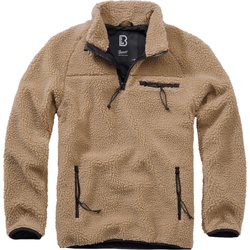 Brandit Teddyfleece Pullover, beige, Größe 5XL für Männer