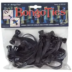 Bongo-Krawatten Obsidian 10 Stk.
