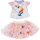 BABY BORN Puppenkleidung Einhornkleid mit Tutu Mehrfarbig (43 cm)