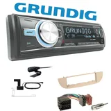 Autoradio Grundig für Fiat 500 500C Beige Bluetooth DAB+ USB AUX