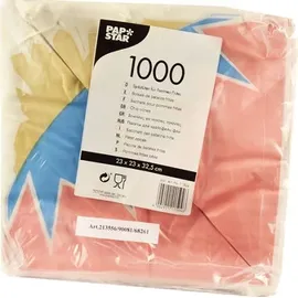 Papstar 1000 Pommes-Frites-Spitztüten, Pergament-Ersatz, gefäd. 32 cm x 23 cm x 32,5 cm "Zick-Zack" 250 g, fettdicht, Sie erhalten 1 Packung, Packungsinhalt: 1000 Stück