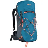 TROLLKIDS Fjell 22l Rucksack - Atlantic Blue / Dark Navy / Glow Orange - One Size