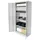 Rikta Metallschrank Stahl 80 x 168 x 40 cm grau abschließbar