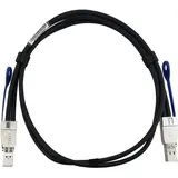CBO Amphenol 10117949-2010HLF kompatibles BlueLAN MiniSAS Kabel 1 Meter BL464601N1M30, Transceiver, Schwarz