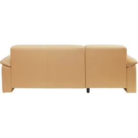 sit&more Ecksofa »Ascara L-Form« inklusive Boxspring/Federkern-Polsterung, wahlweise mit Bettfunktion braun