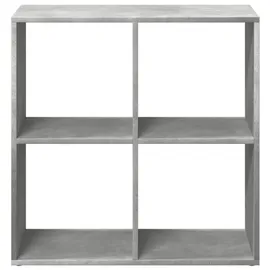 vidaXL Bücherregal Raumteiler 69,5 x 29 x 69,5 cm Grau