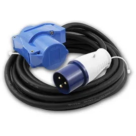 McPower CEE-Verlängerungskabel 10m H07RNG 3G2,5, 230V, IP44