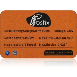 rosfix Farbspritzgerät SBS03 3500W 22MPa 18L/min