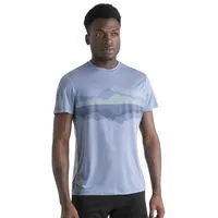 Icebreaker Merino Core Cook Reflected Short Sleeve T-shirt Blau XL Mann