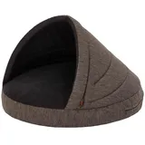 Hundehöhle Hundebett Hundehütte Haustierbett Hundeliegen, Mehrfarben, R1: R2 Große - R2: ? 90 cm - braun