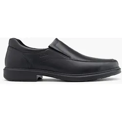 Leder Komfort Slipper - Herren - schwarz