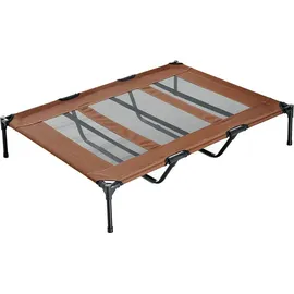 PawHut Hundesofa rund 100 x 100 cm braun