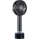 Pearl 2in1-Hand- & Tisch-Ventilator, Akku- & USB-Betrieb, 3-stufig, Ø 95 mm