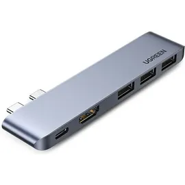 UGREEN Dual Usb-c zu Hdmi / 3 x Usb 3.0 - Typ C Buchse