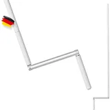BAUHELD Rollladen Kurbelstange 120cm Weiß
