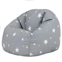 I.C.O.N. icon Sitzsack Grau, Kunststoff, 100 L, 1-Sitzer, 53x50x53