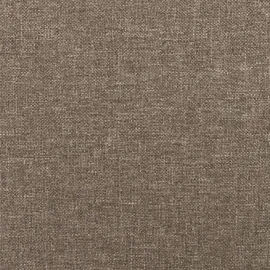 vidaXL Taschenfederkernmatratze Taupe 100x200x20 cm Stoff