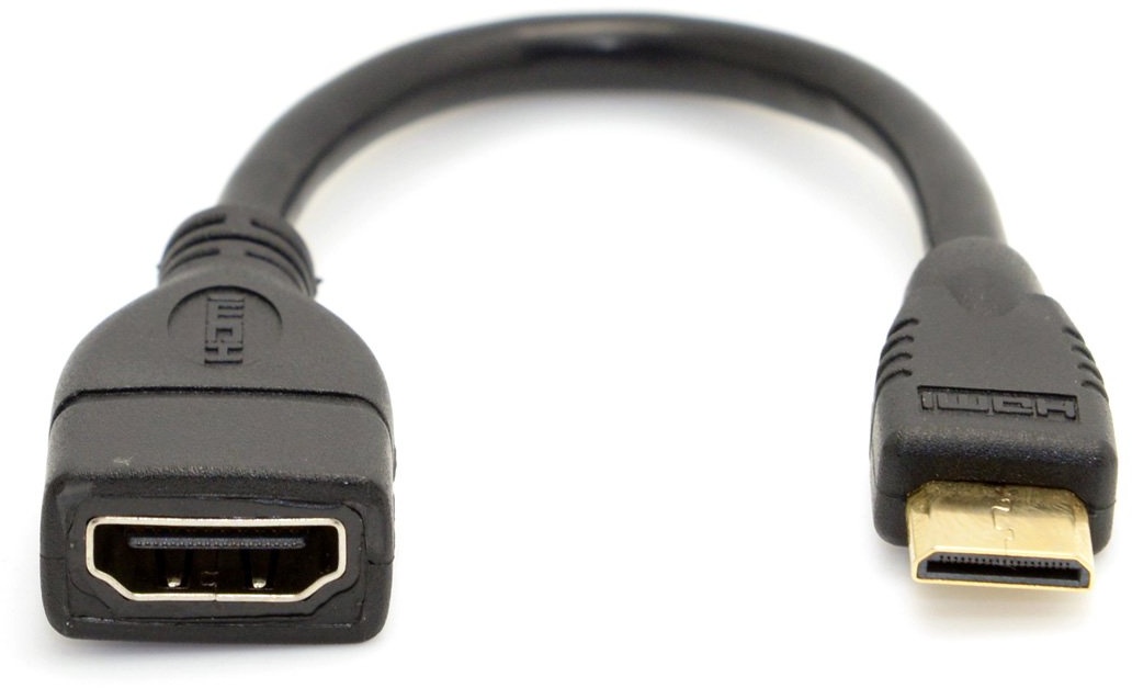 CY Mini HDMI zu HDMI Adapterkabel für DV Sony Cannon MP4 Kamera DC DV Mini HDMI Adapter Mini HDMI zu HDMI Buchse Adapter