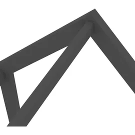 vidaXL Kinderbett mit Schublade 70 x 140 cm Kiefer massiv dunkelgrau