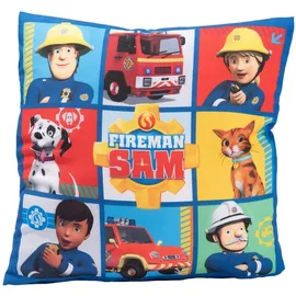 UNITED LABELS Feuerwehrmann Sam Dekokissen 30 x 30 cm Mehrfarbig