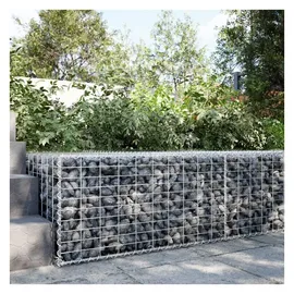 vidaXL Gabione mit Deckel 100 x 100 x 50 cm