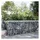 vidaXL Gabione mit Deckel 100 x 100 x 50 cm