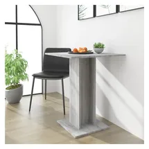 vidaXL Bistrotisch 60 x 75 x 60 cm grau