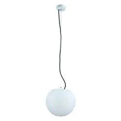 Licht-Erlebnisse Hängeleuchte CUMULUS Schwarz, Weiß Kunststoff 1x E27 max. 60 Watt | LE31971