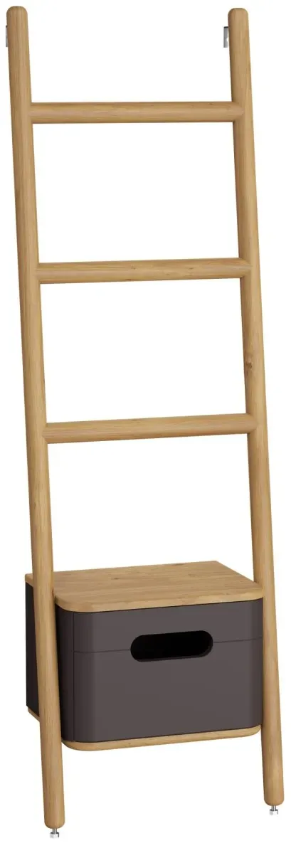 VitrA Sento Handtuchhalter mit Schublade 48 x 30 x 152 cm Anthrazit Matt,66159 66159