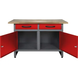 Ondis24 Werkstatt-Set Bastler 240 cm« - rot