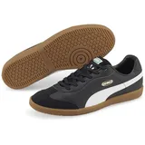 Puma King 21 IT Soccer Shoe, Black White Gum, 43