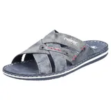 Rieker Herren Frühjahr/Sommer 21062 Pantoletten, Blau Ozean Asphalt 15, 46