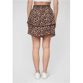 cloud5ive Miniröcke Damen Animalprint Braun/Schwarz L