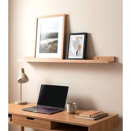 Home4You Wandregal 80 x 10 x 4 cm Braun