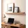Home4You Wandregal 80 x 10 x 4 cm Braun