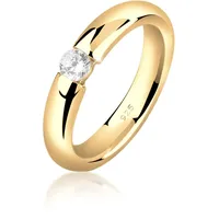 Nenalina Ring 925 Silber Verlobungsring in Gold | Gr.: 56