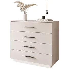 lookway Kommode LINA KASCHMIR 95 cm Schwarz / Beige