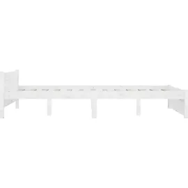 vidaXL Bett mit Schubladen 140 x 200 cm Weiß