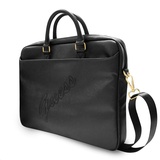 GUESS Saffiano Vintage 16 schwarz