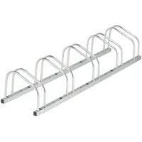 Relaxdays Fahrradständer für 5 Fahrräder, bis 50 mm Reifenbreite,