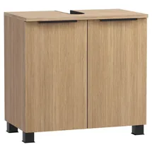 Vito Waschbeckenunterschrank MENZO, B 60 cm - 2 Türen - Tiara Eiche Dekor
