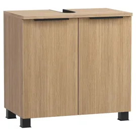 Vito Waschbeckenunterschrank MENZO, B 60 cm - 2 Türen - Tiara Eiche Dekor