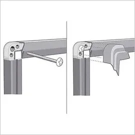 NOBO Filz-Notiztafel 90 x 60 cm Grau