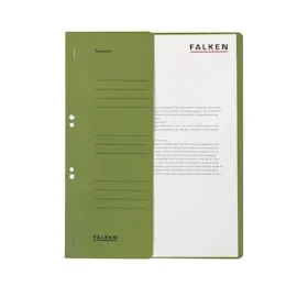 Falken Ösenhefter A4 kaufm. Heftung 250g Karton grün