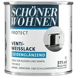 SCHÖNER WOHNEN-Farbe Protect Weißlack  (Reinweiß, Seidenglänzend, 375 ml, Lösemittelbasiert)