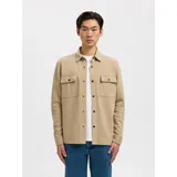 Selected SLHJACKIE Sweatjacke Herren beige XL